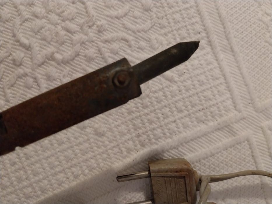 Aparelho de soldar antigo, anos 40, Soldering Iron 60W 220V + electrón