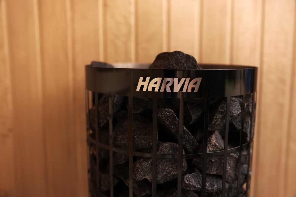 Nowoczesna sauna ogrodowa S1 DELUXE, Modrzew, sucha, zewnętrzna