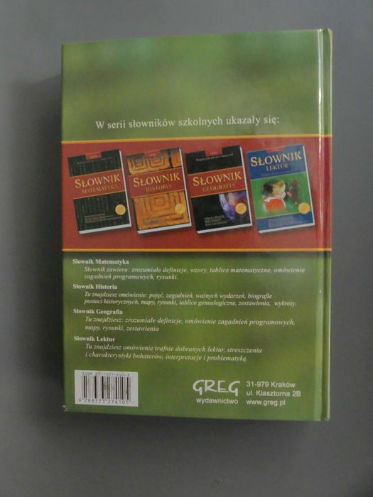 Szkolny Słownik Biologia