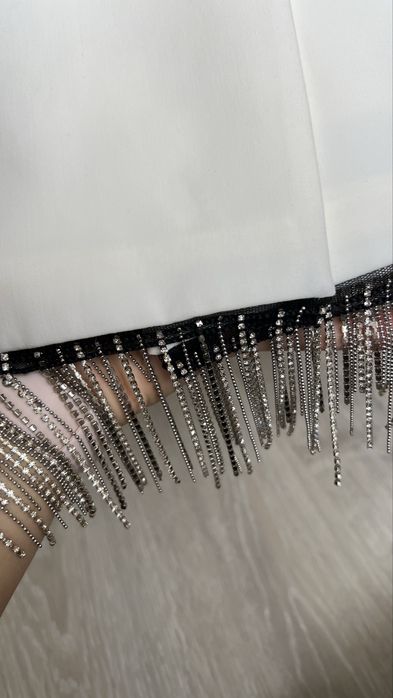 Сукня піджак молочного кольору