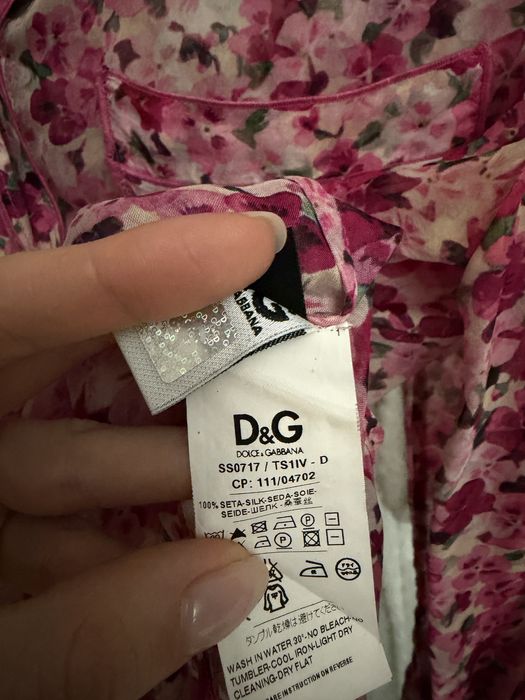 Блуза 100 шелк D&G dolce &gabbana