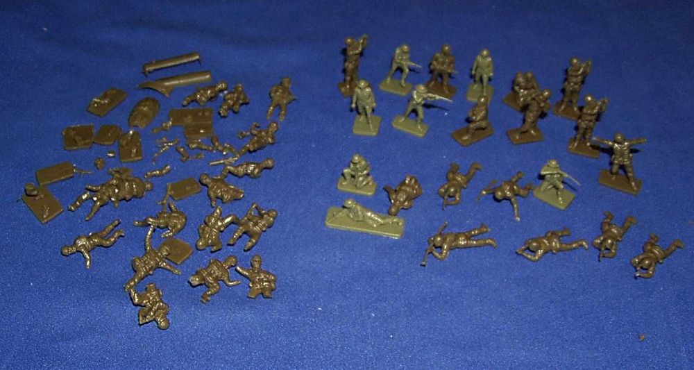 Żołnierzyki Airfix British Paratroops II ww 1975r.