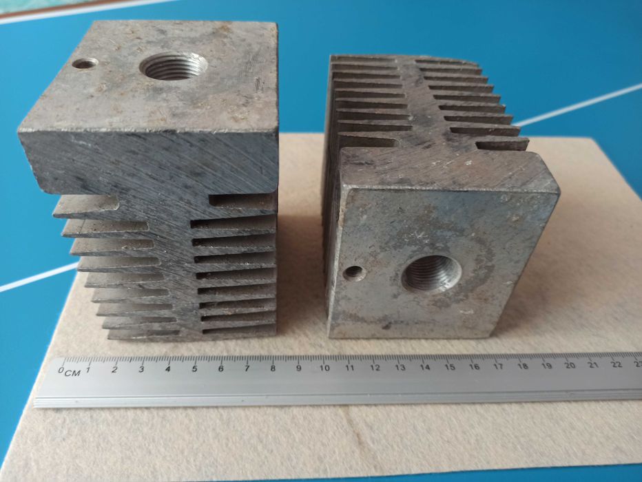 Радіатор охолоджувач силових штирьових діодів, тиристорів 80*70*98 М20