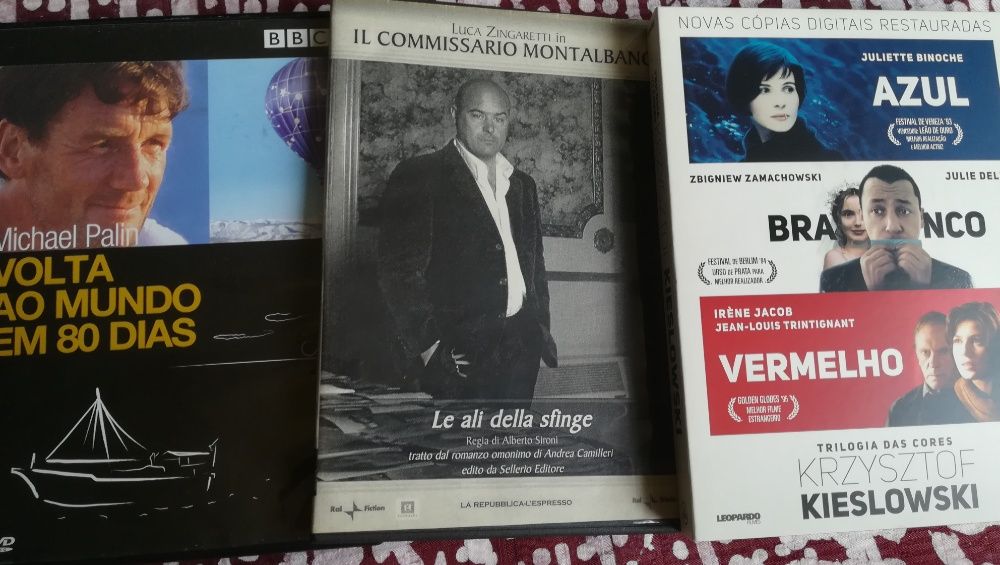 DVD Volta ao mundo oferta Comissario.Montalbano,