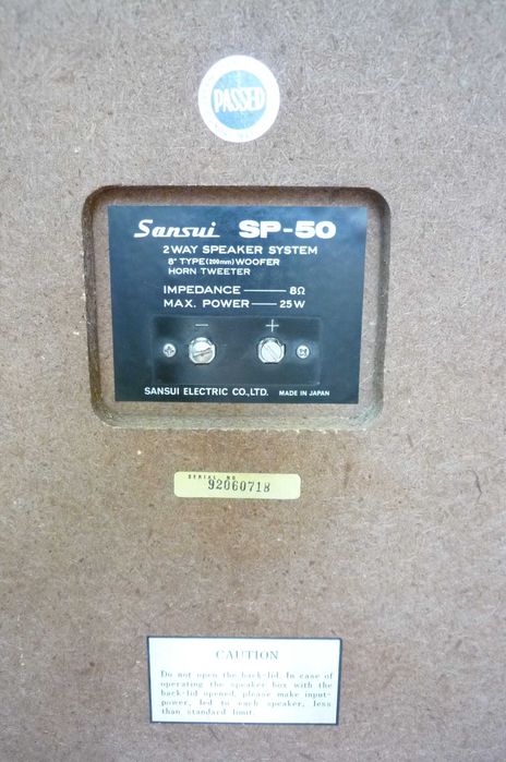 SANSUI SP-50 Vintage 1969r. Kolumny podłogowe podstawkowe st. idealny