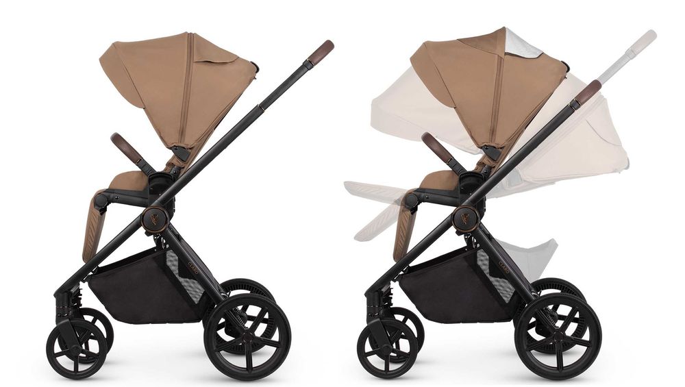 Wózek VENICCI CLARO 2w1 Lekki Składany Gondola+Spacerówka +Adaptery