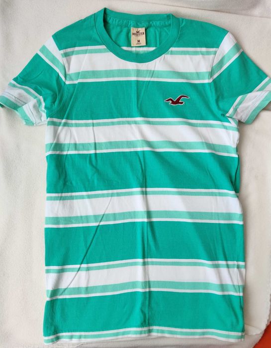 Hollister California koszulka z krótkim rękawem T-shirt męska S