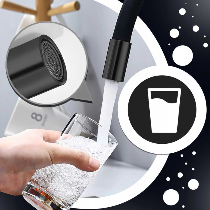 Bateria kuchenna kran kuchenny regulowany 360 wylewka bateria