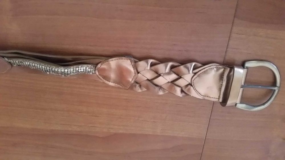 Pasek damski, kolor miedź, dług. 103 cm