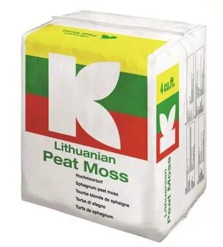 Торф натуральний кислий Klasmann Lithuanian Peat Moss 210 л pH 3.5-4.5