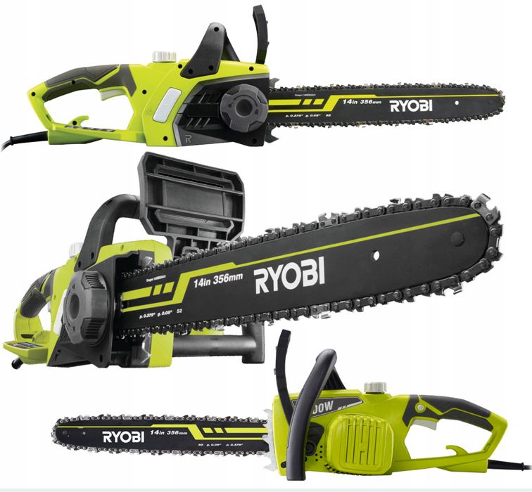 RYOBI Piła Pilarka Elektryczna Łańcuchowa 1900W Poręczna do Drewna