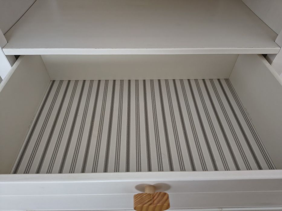 Móvel muda-fraldas IKEA branco com 2 gavetas