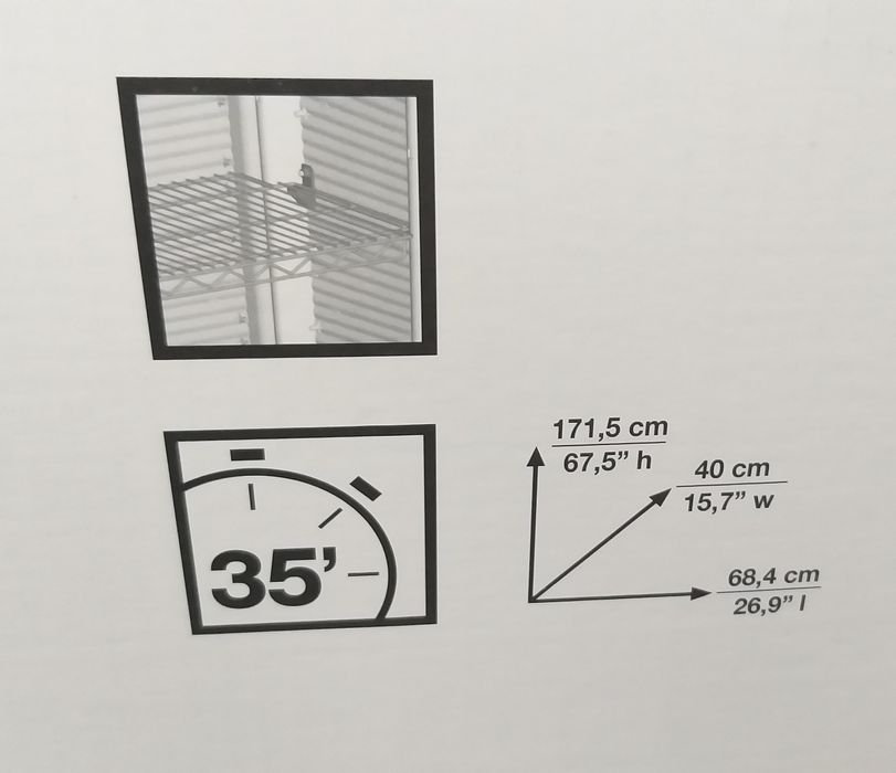 Vendo armário em plástico duro