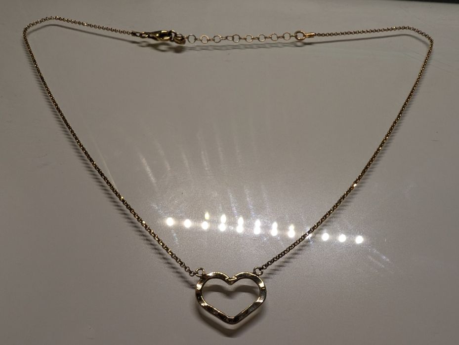 Naszyjnik złoty serce