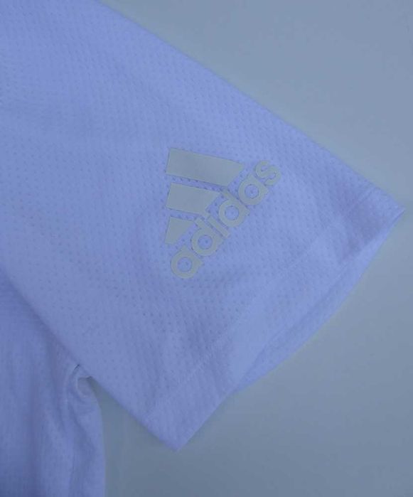 ADIDAS FREELIFT Climalite biała koszulka z kapturem