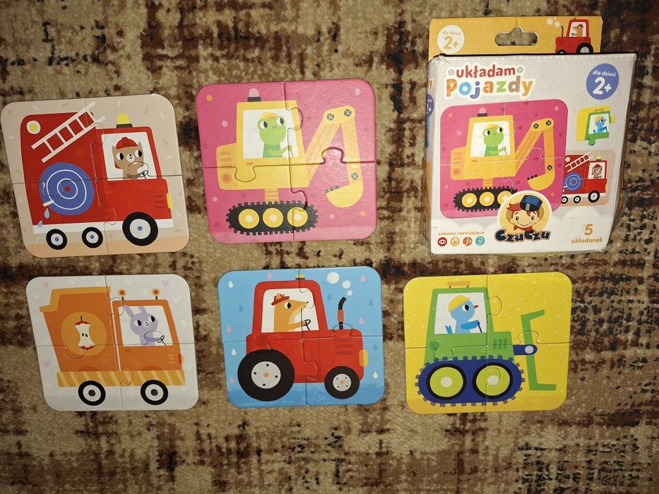 SUPER ZESTAW dla chłopca pojazdy