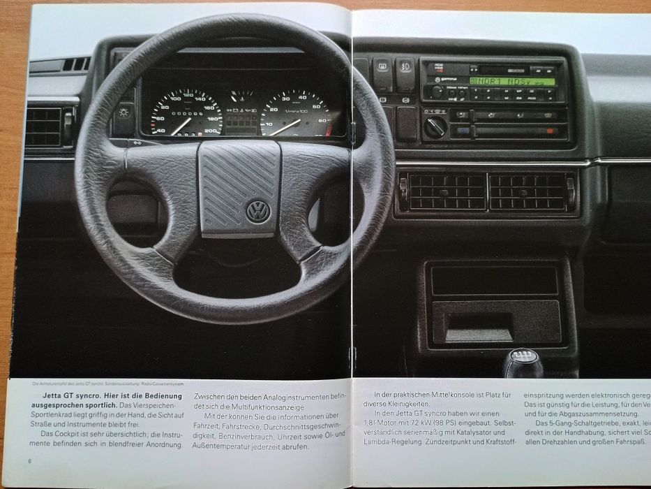 Prospekt VW Jetta Syncro 91  4x4