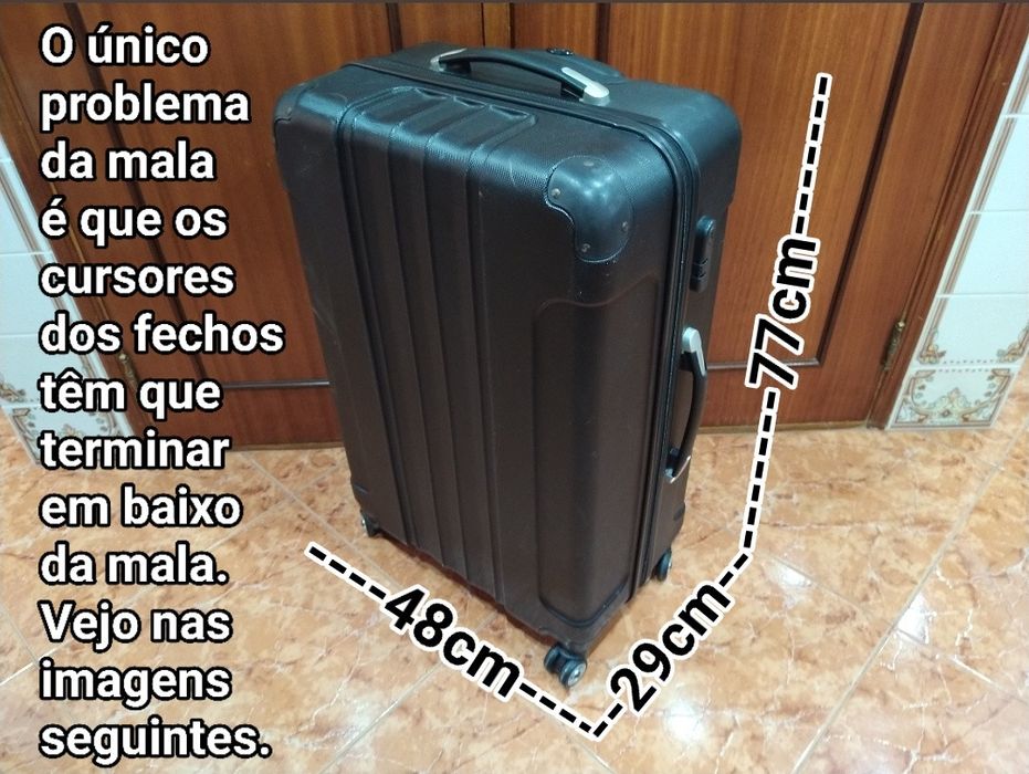 Mala malas de porão até 23 kg viagem carro casa quarto apartamento.