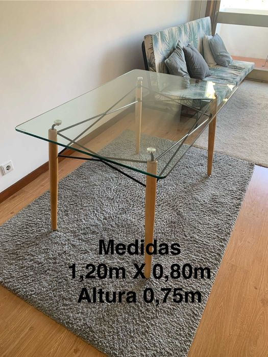 Mesa de jantar Moderna, Leve e Para convívio