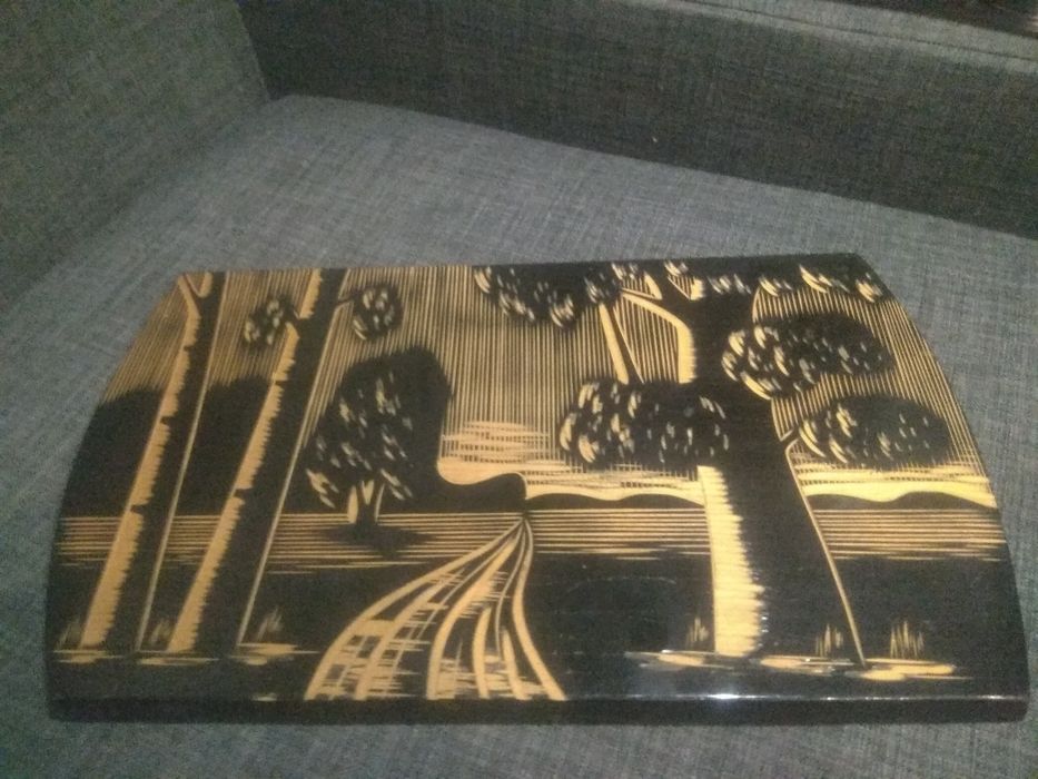 Картина на дубовой основе 1961 року