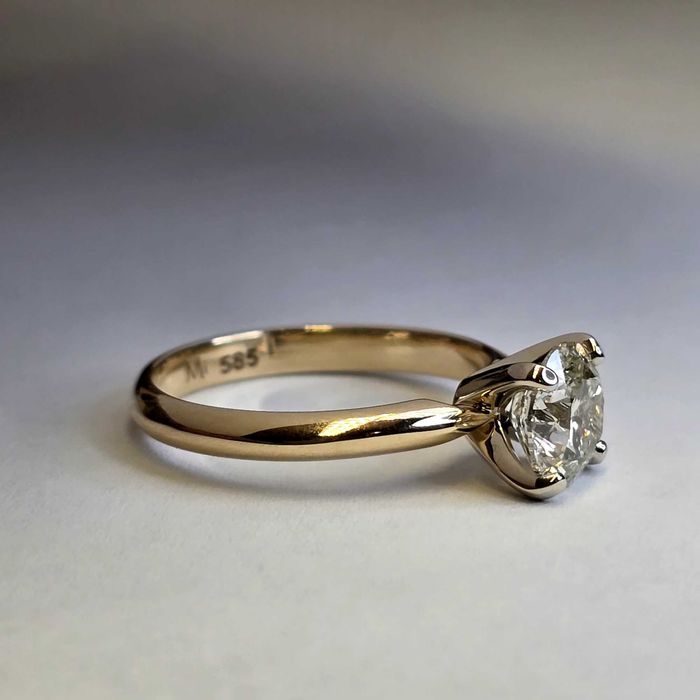 Pierścionek Diament Naturalny 1,5 CT HRD