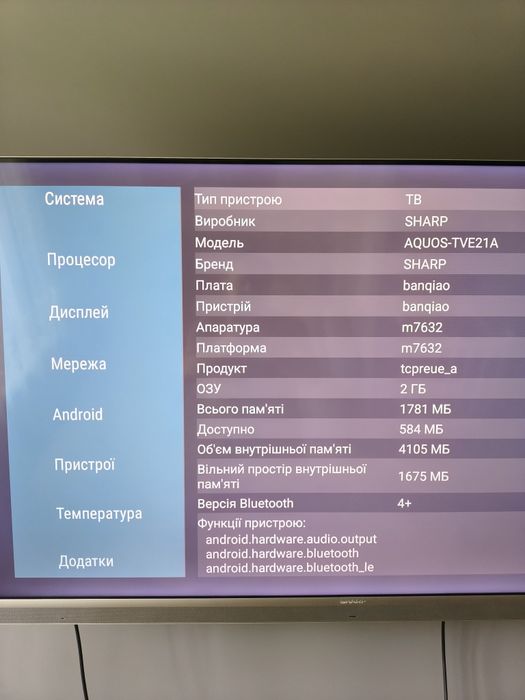 Телевізор Sharp QLED 55" 55EQ4EA
