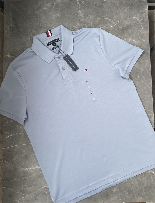 Футболка поло Tommy Hilfiger. Regular Fit Smooth cotton Polo  Оригінал   Розмір: M