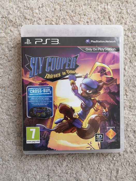 Sly Cooper Thieves In Time + 6 manuais para PS3