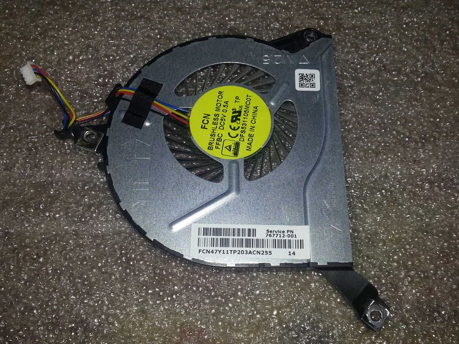 Кулер системы охлаждения HP Pavilion 17 f100 nr
