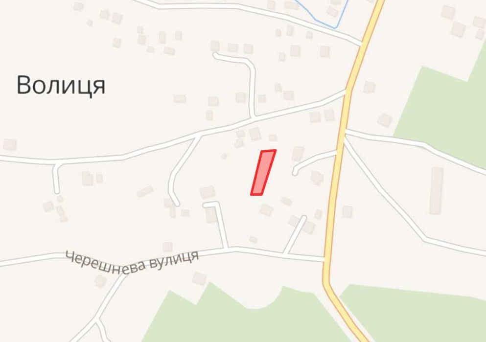 Земельна ділянка під забудову Винники-Чишки (с. Волиця), р-н Озера