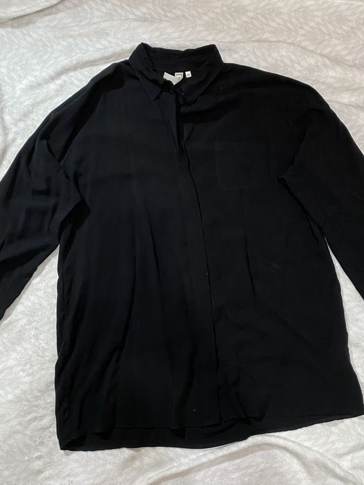 рубашка черная женская