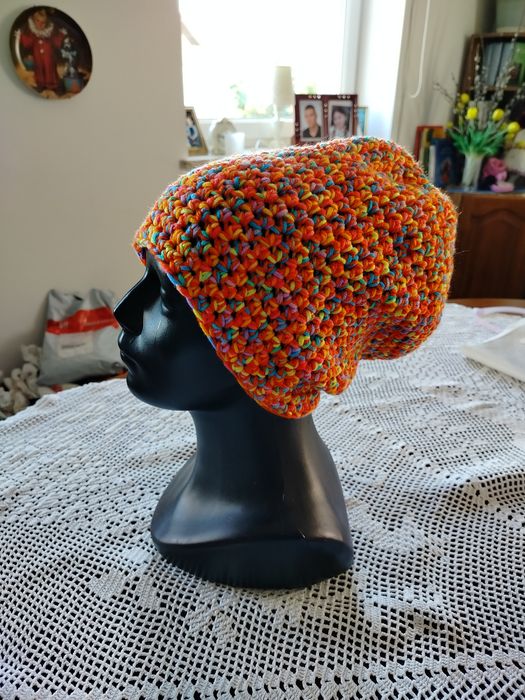 Szydełkowa czapka beanie