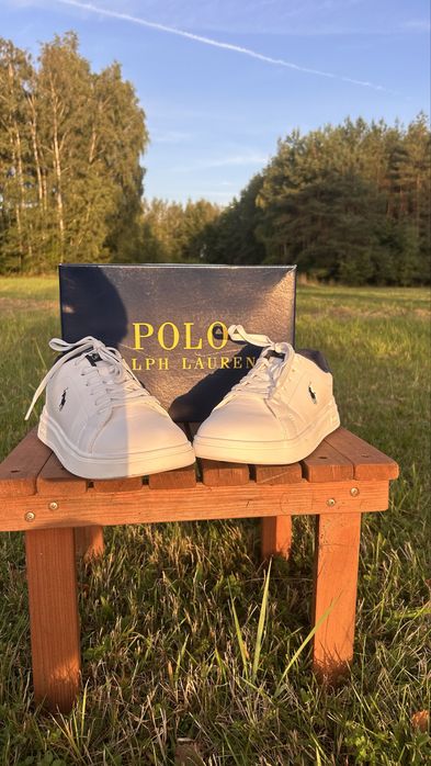 Polo Ralph Lauren Heritage Court Super R. 40 / 25.5 cm – Białe – Nowe!