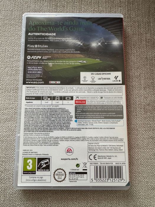 Jogo FC24 Nintendo Switch