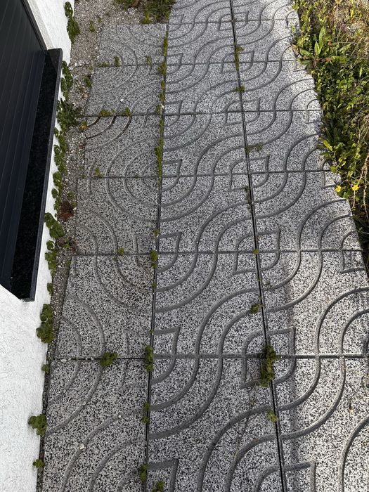 Laje de betão grande para jardim para entrada