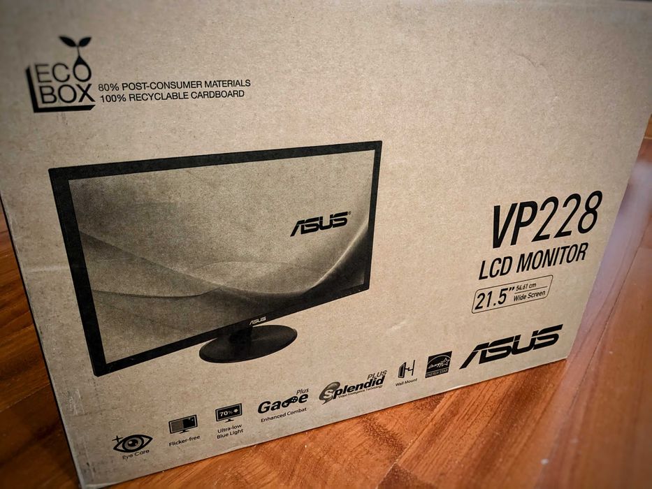 Monitor Asus VP228HE 21.5" LED FullHD NOVO e SELADO