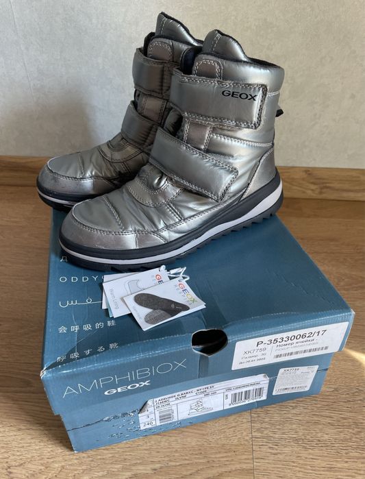 Зимові ботінки/черевики Geox 36.