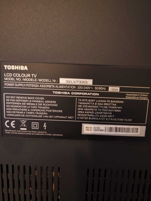 Novo preço TV Toshiba 32LV733G REGZA Ótima opção para quem procura uma TV funcional a bom preço!