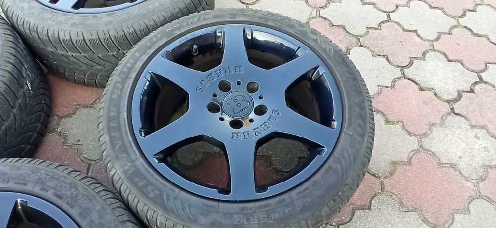 BRABUS 17'' Mercedes 8.5J 5x112 ET45 Dystanse 20mm