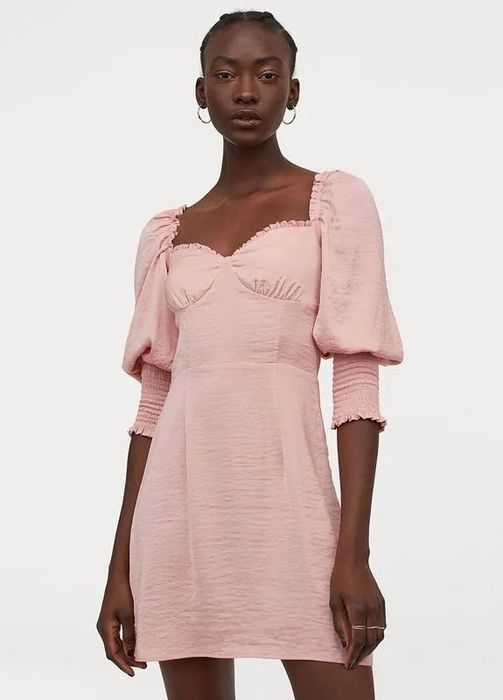 Пляття, сукня пудра рожеве H&M