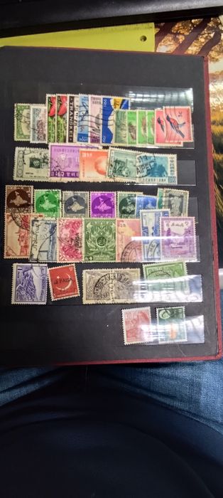 Selos antigos com arquivador