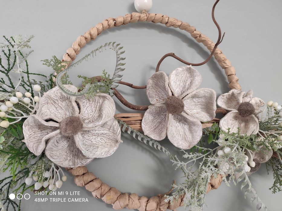 Obręcz wiosenna wianek