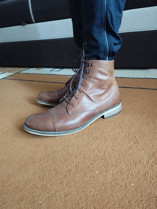 Чоловічі шкіряні ботінки 43 розмір