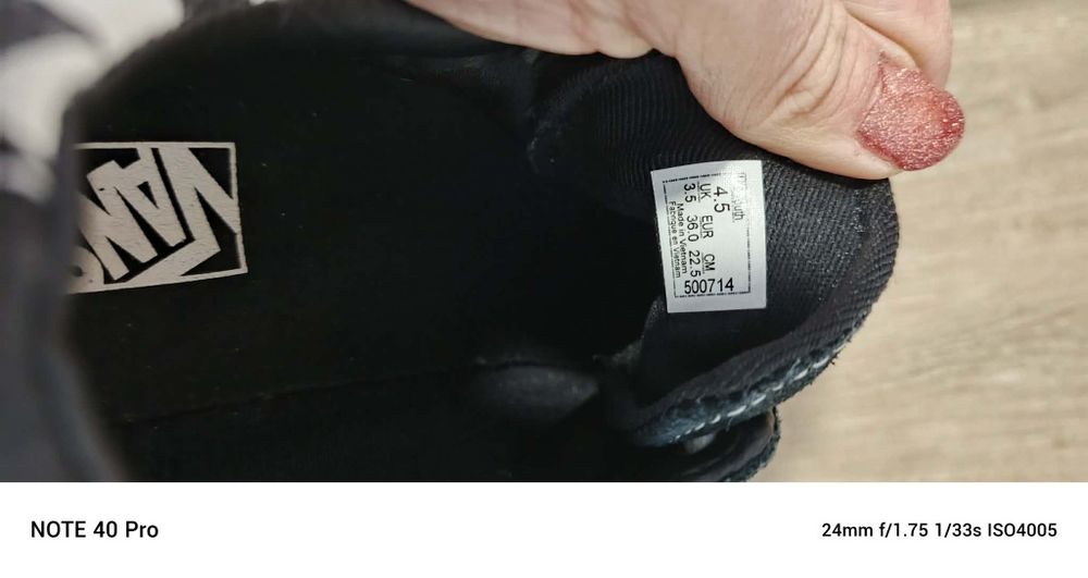 Trampki  damskie Vans 36