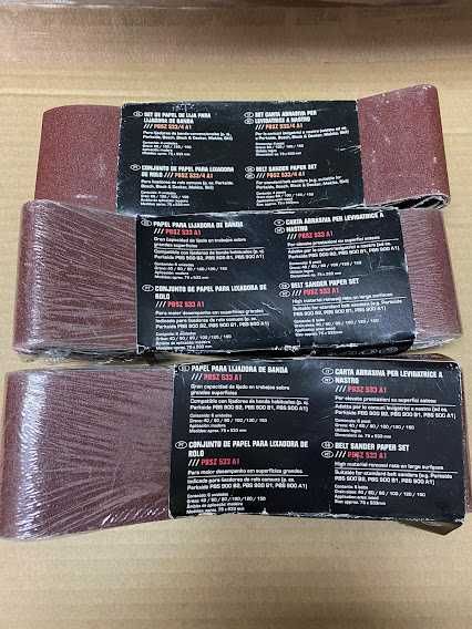 Papel para lixadora de rolo