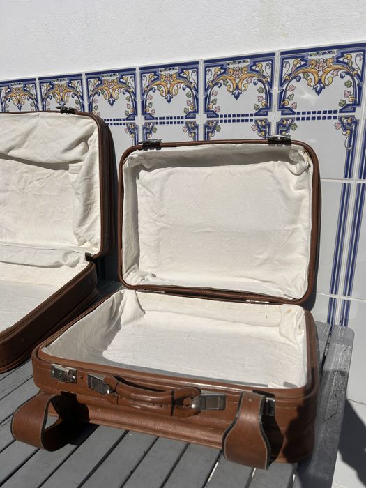 2 Malas de viagem Tauro Antiga pele
