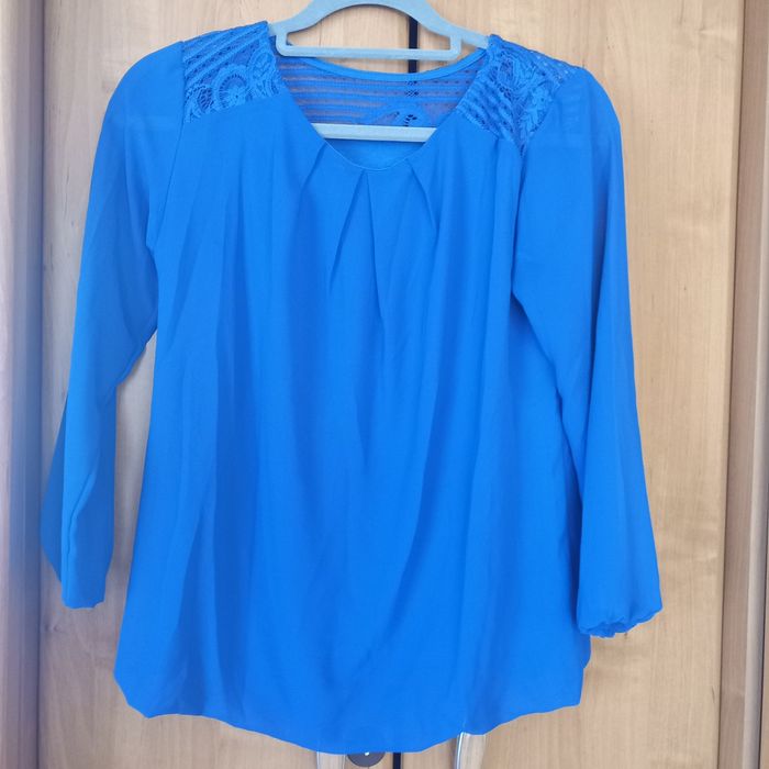 Bluzka damska chabrowa s