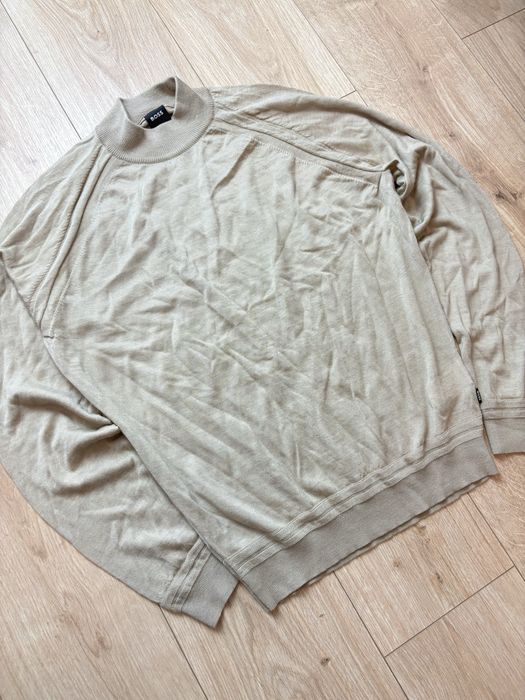 Hugo Boss Nowy Męski L Wełniany Sweter Wool Sweater Old money