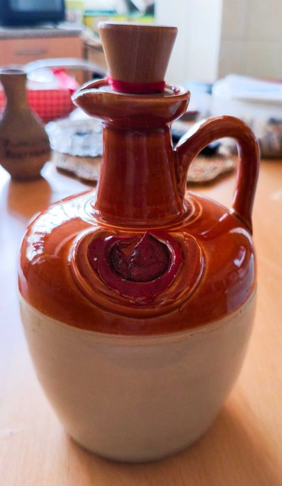 Bilha Cerâmica Vintage Whisky Ye Monks - Vazia