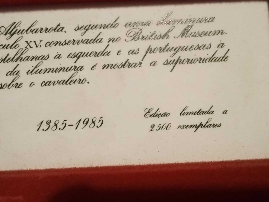 Vista Alegre Edição Limitada Batalha Aljubarrota